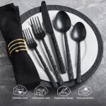 Hammered Black Flatware – photo 4