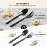 Hammered Black Flatware – photo 7