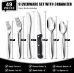 Premium 49-Piece Stainless Steel Silverware Set – photo 2