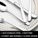 Premium 49-Piece Stainless Steel Silverware Set – photo 3