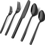 Matte Black Stainless Steel Cutlery