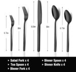 Matte Black Stainless Steel Cutlery – photo 2