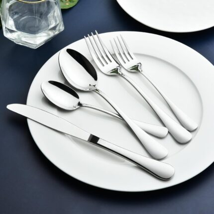 Elegant Polished Stainless Steel Flatware – photo 2