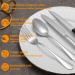24-Piece Stainless Steel Silverware Set – photo 4