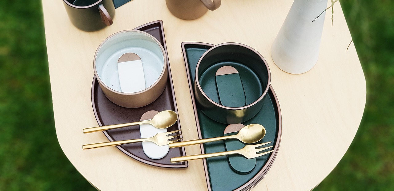 An elegant table setting with cutlery