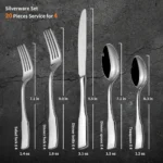 Modern Stainless Steel Silverware – photo 3