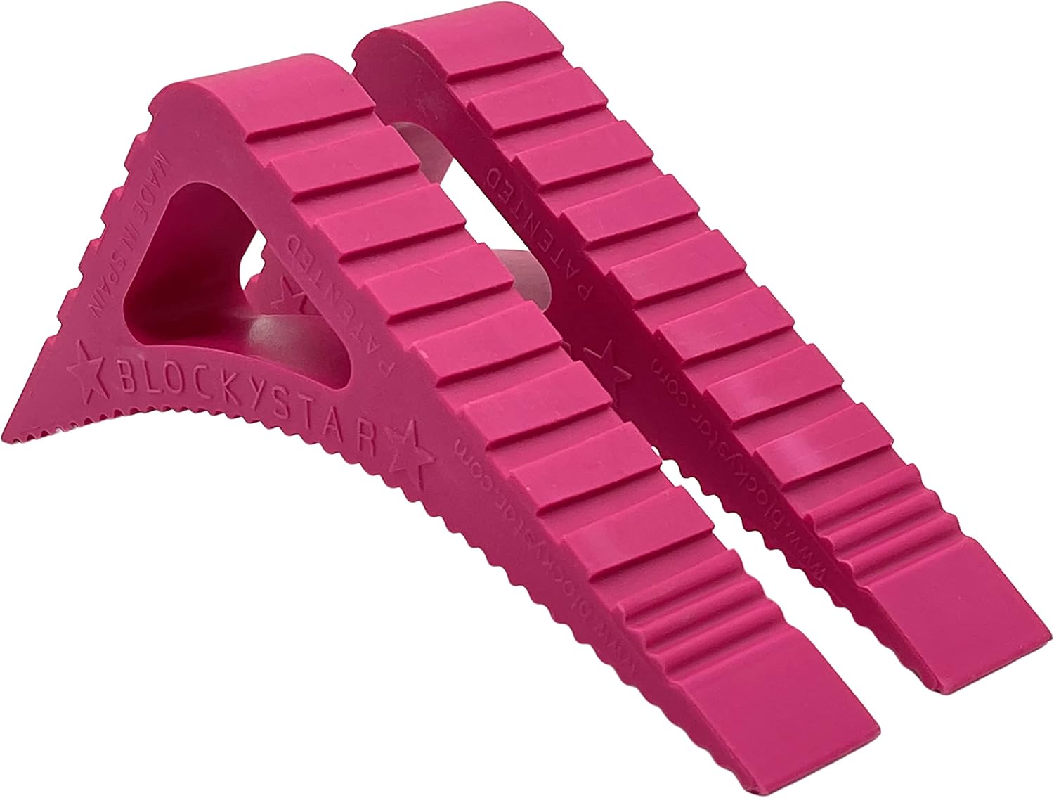 Blockystar Rubber Door Stopper & Window Wedge, Award Winning Decorative Doorstop, Multi-Surface Door Stoppers