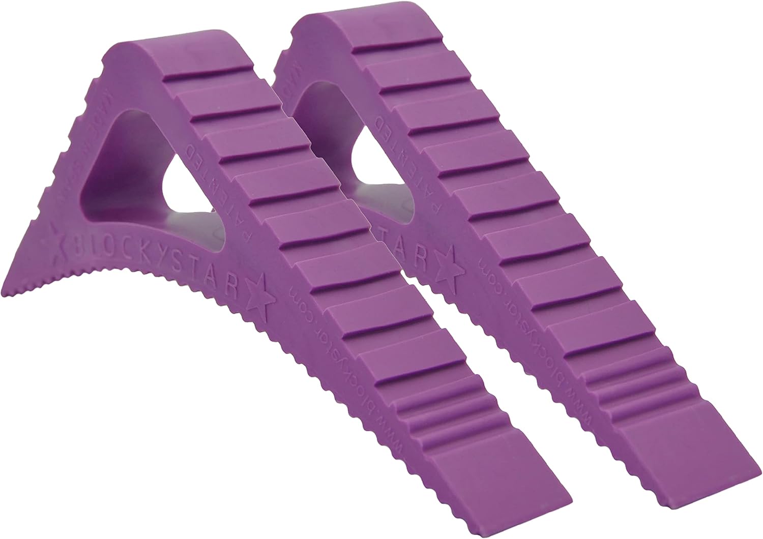 Blockystar Rubber Door Stopper & Window Wedge, Award Winning Decorative Doorstop, Multi-Surface Door Stoppers