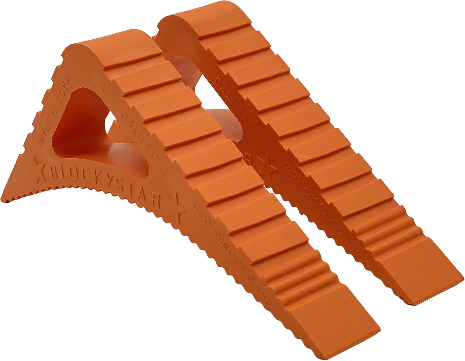 Blockystar Rubber Door Stopper & Window Wedge, Award Winning Decorative Doorstop, Multi-Surface Door Stoppers