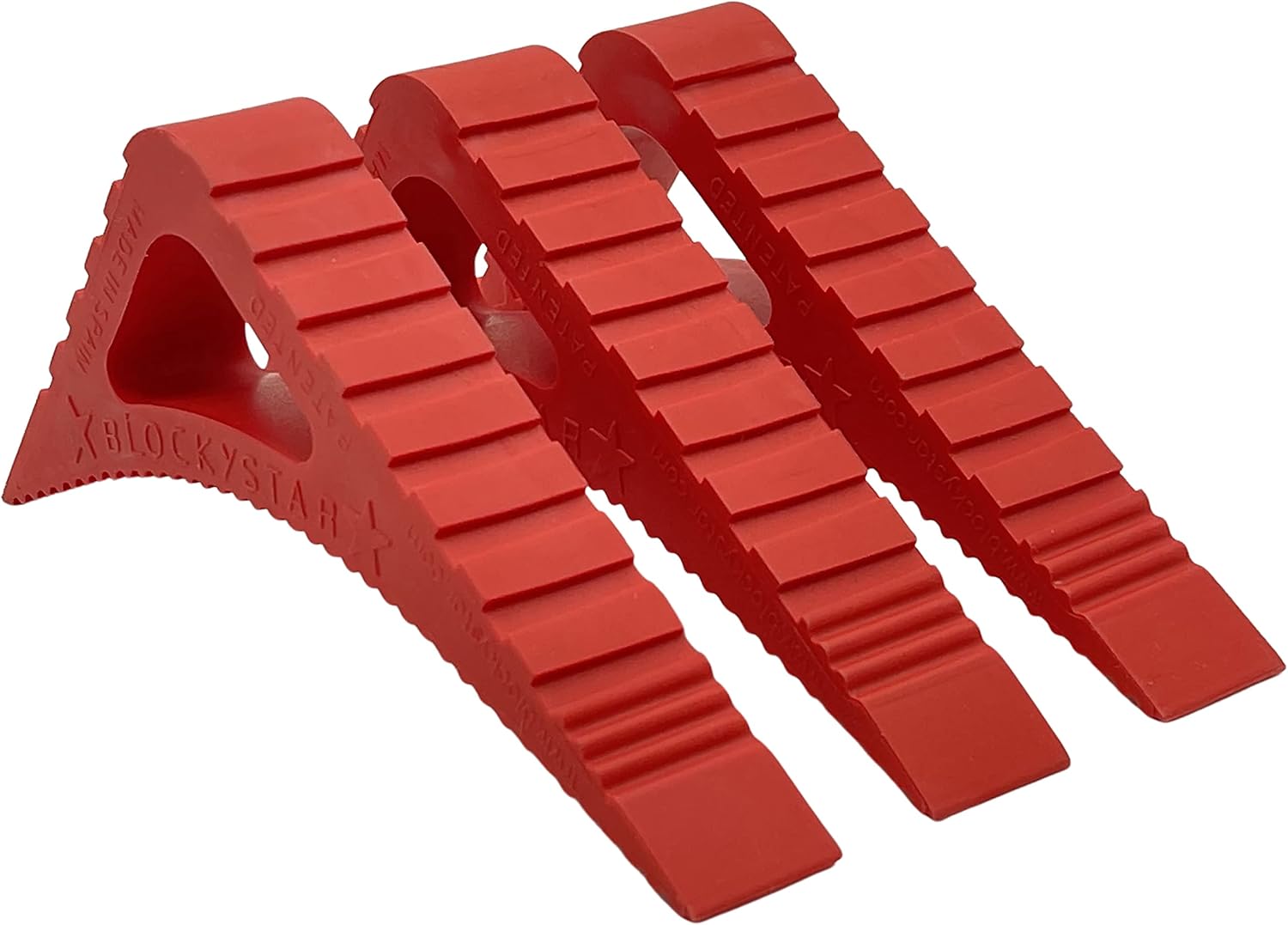 Blockystar Rubber Door Stopper & Window Wedge, Award Winning Decorative Doorstop, Multi-Surface Door Stoppers