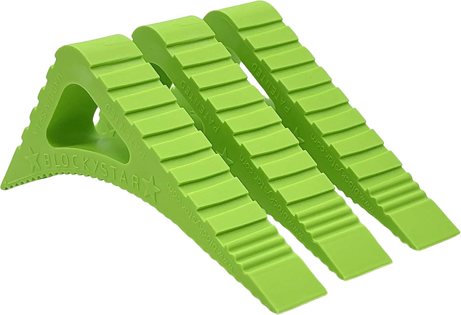Blockystar Rubber Door Stopper & Window Wedge, Award Winning Decorative Doorstop, Multi-Surface Door Stoppers