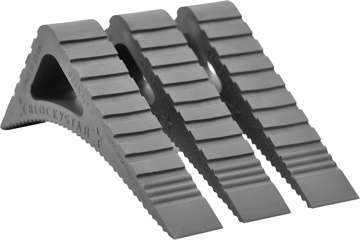 Blockystar Rubber Door Stopper & Window Wedge, Award Winning Decorative Doorstop, Multi-Surface Door Stoppers
