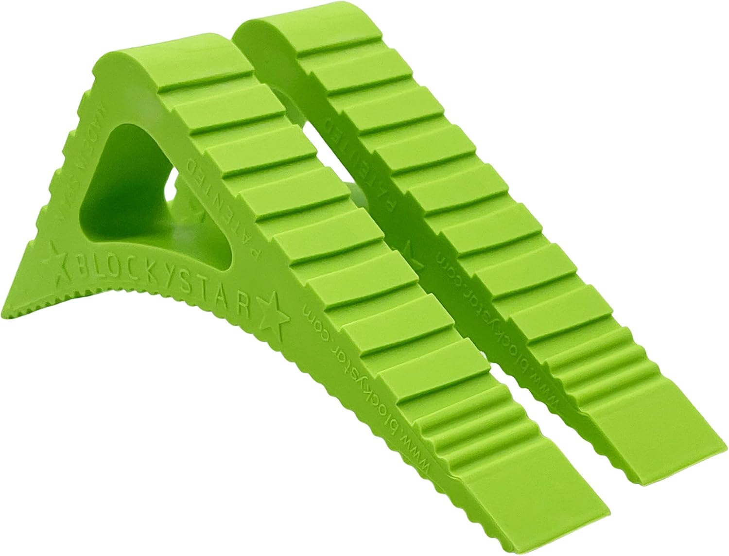 Blockystar Rubber Door Stopper & Window Wedge, Award Winning Decorative Doorstop, Multi-Surface Door Stoppers