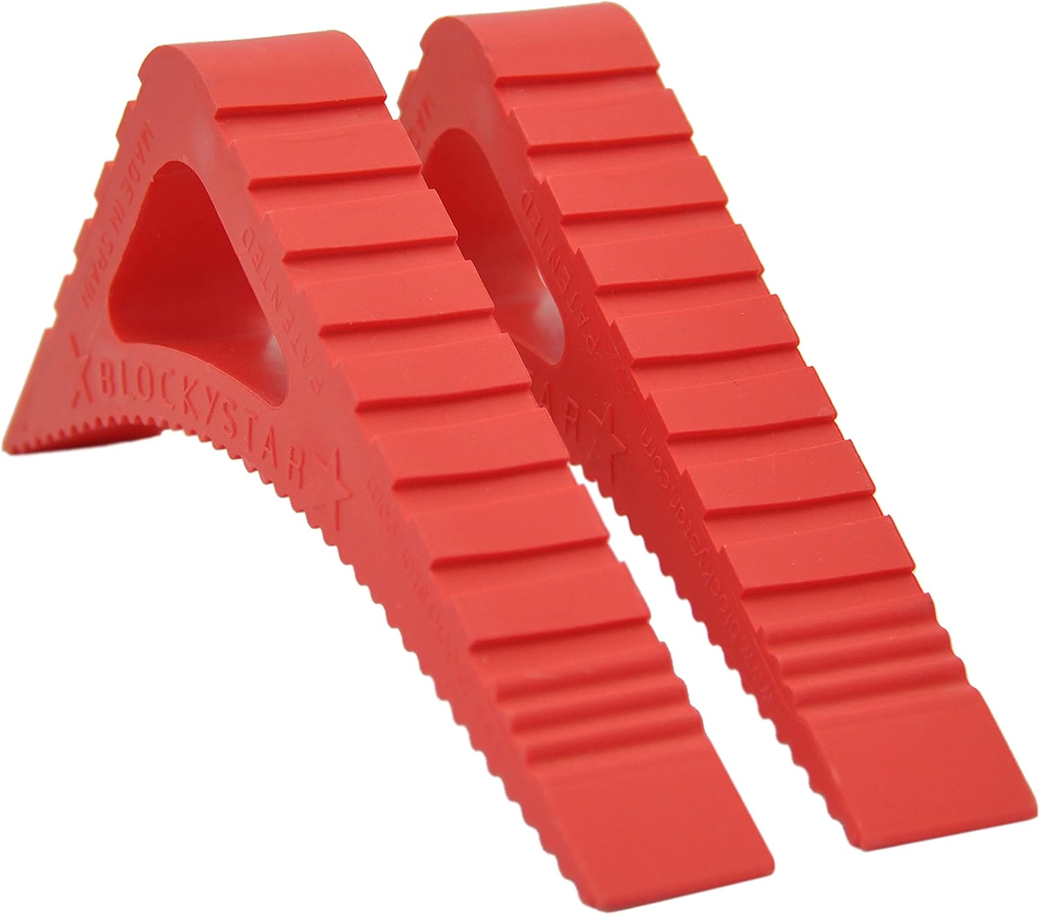 Blockystar Rubber Door Stopper & Window Wedge, Award Winning Decorative Doorstop, Multi-Surface Door Stoppers