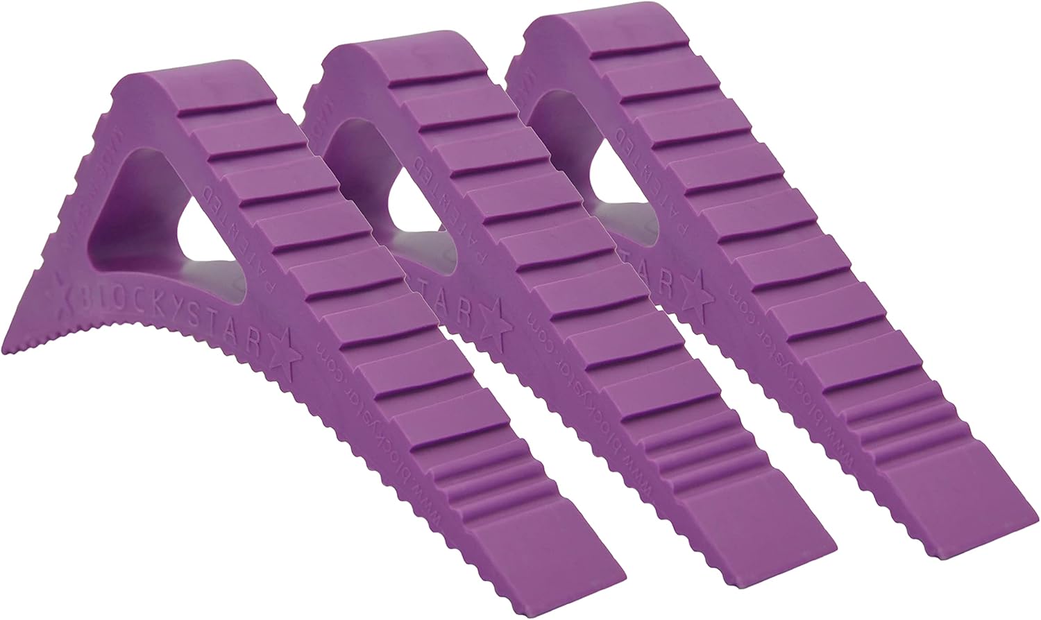 Blockystar Rubber Door Stopper & Window Wedge, Award Winning Decorative Doorstop, Multi-Surface Door Stoppers