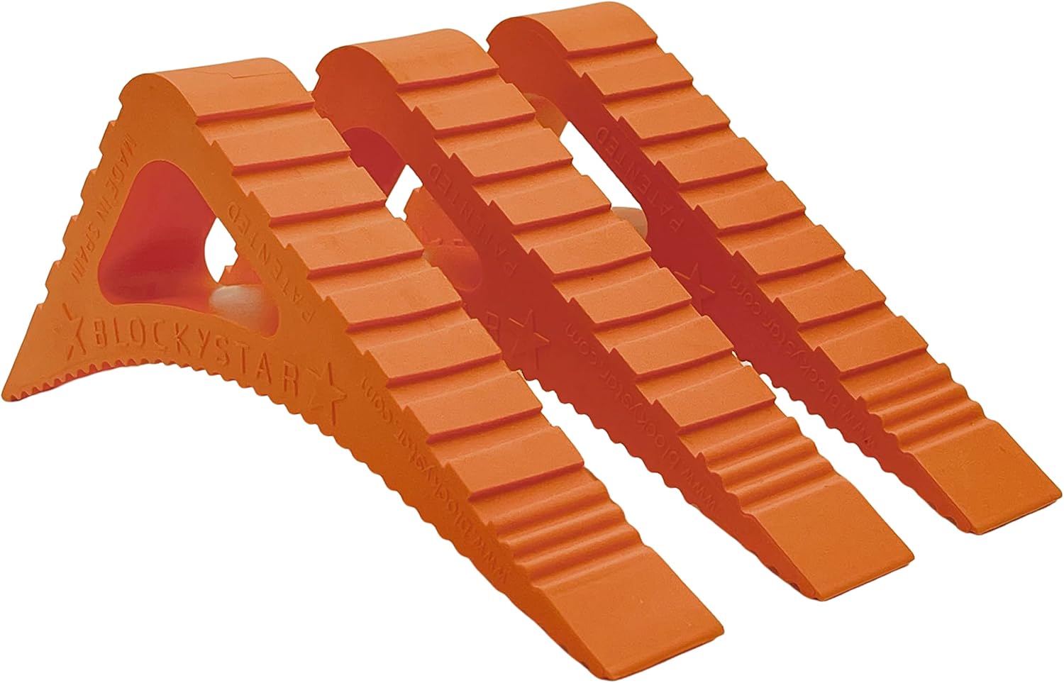 Blockystar Rubber Door Stopper & Window Wedge, Award Winning Decorative Doorstop, Multi-Surface Door Stoppers