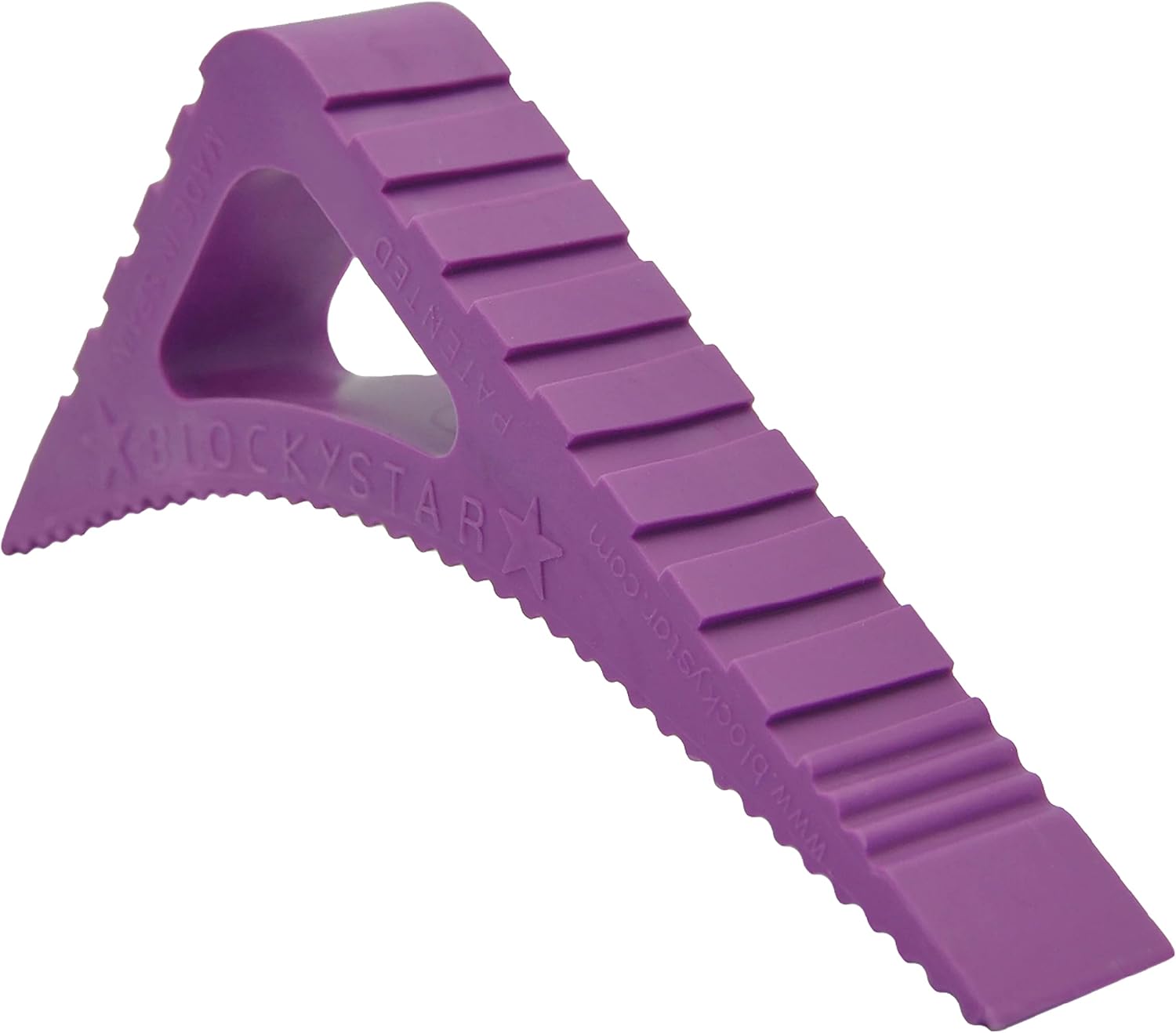 Blockystar Rubber Door Stopper & Window Wedge, Award Winning Decorative Doorstop, Multi-Surface Door Stoppers