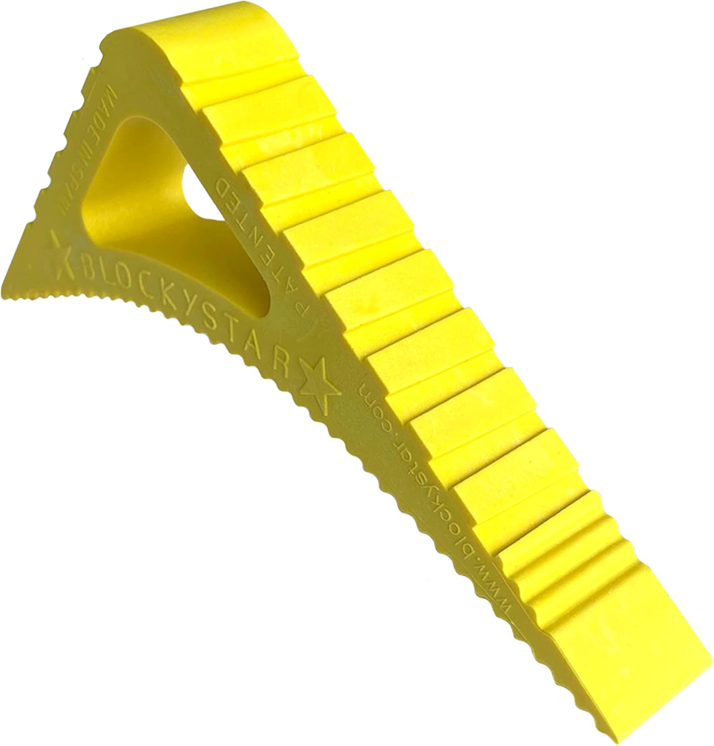 Blockystar Rubber Door Stopper & Window Wedge, Award Winning Decorative Doorstop, Multi-Surface Door Stoppers