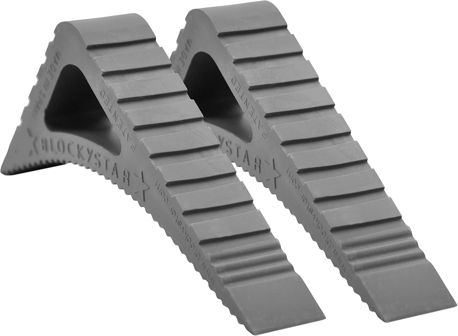 Blockystar Rubber Door Stopper & Window Wedge, Award Winning Decorative Doorstop, Multi-Surface Door Stoppers