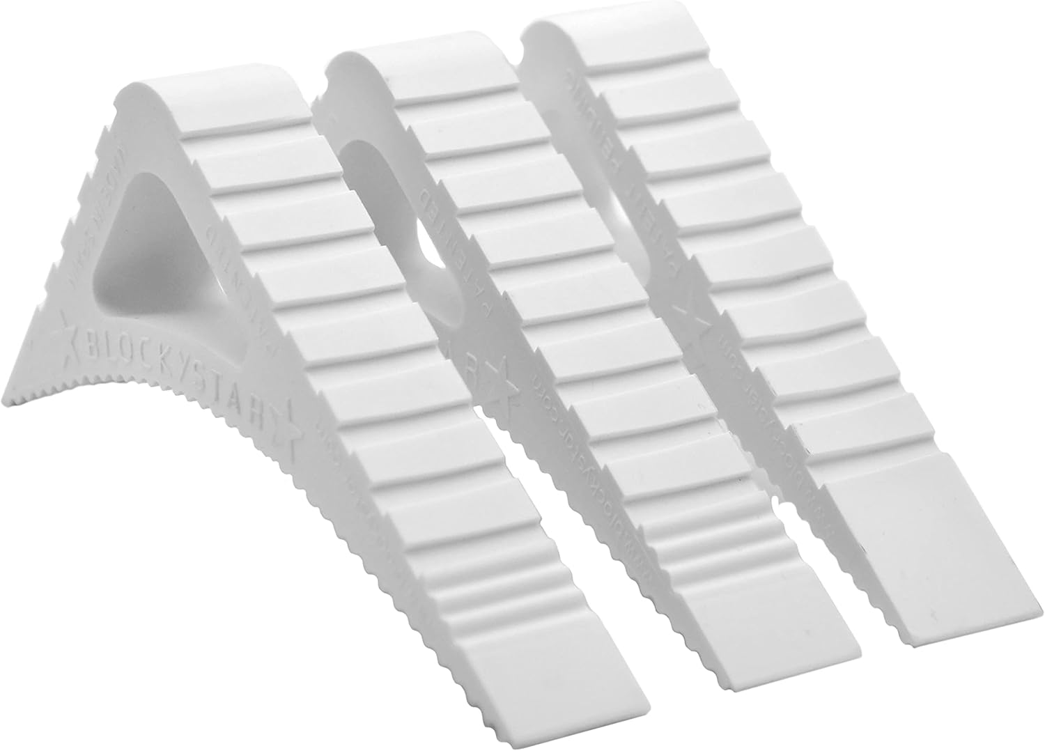 Blockystar Rubber Door Stopper & Window Wedge, Award Winning Decorative Doorstop, Multi-Surface Door Stoppers