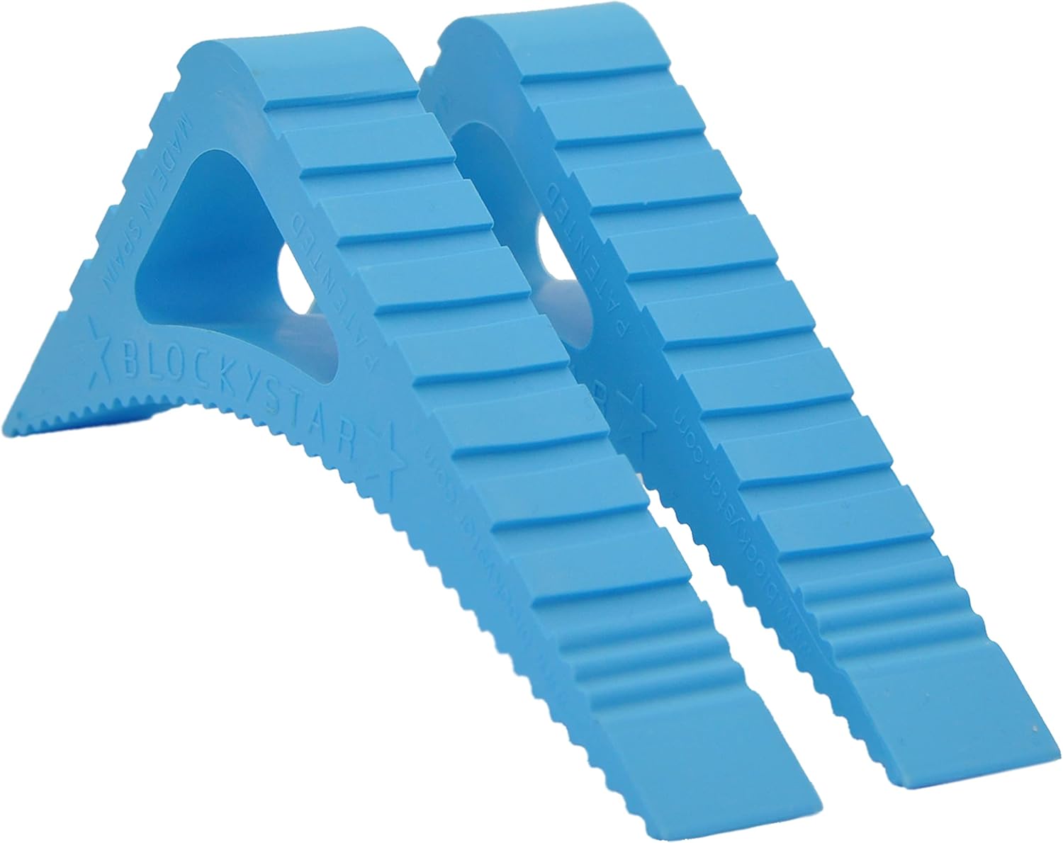 Blockystar Rubber Door Stopper & Window Wedge, Award Winning Decorative Doorstop, Multi-Surface Door Stoppers