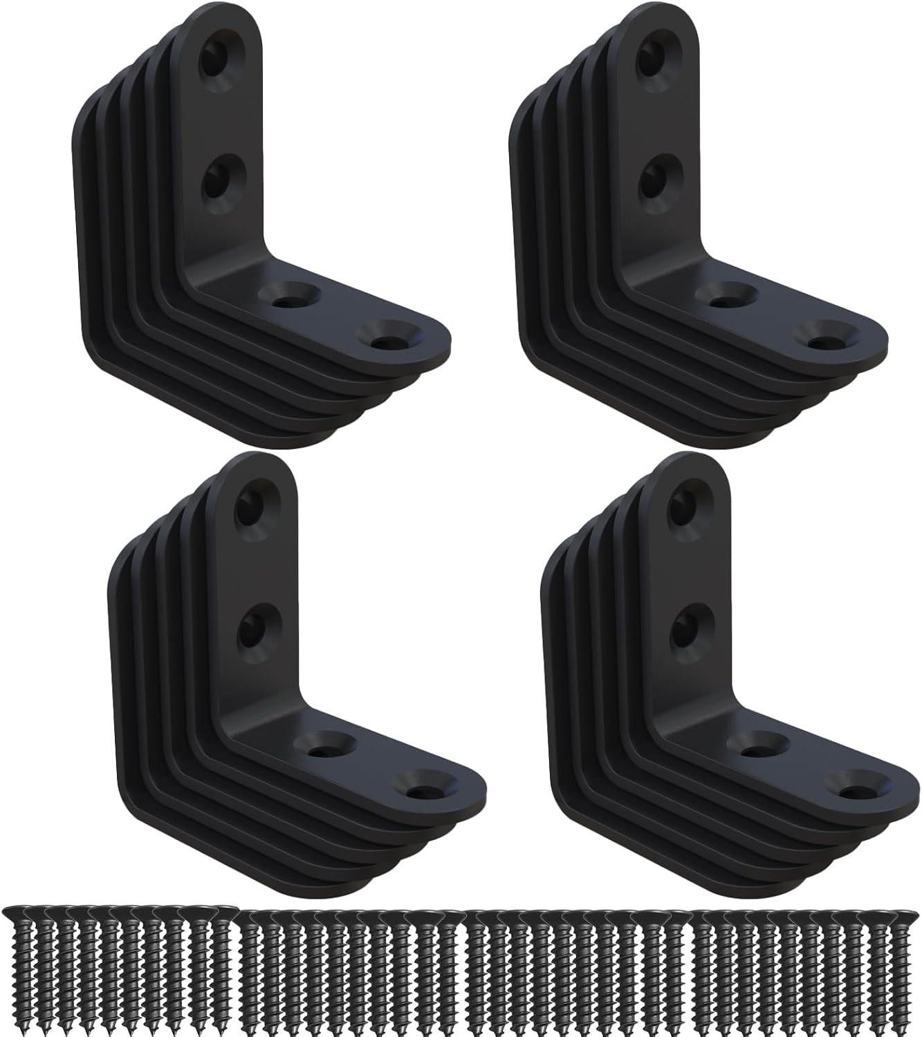 Corner Brace, L Bracket, Corner Brackets of Stainless Steel,Small Angle Support for Home Improvement,