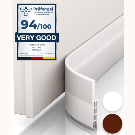 White Door Seal Strip – 39 Inch Adhesive Draft Blocker