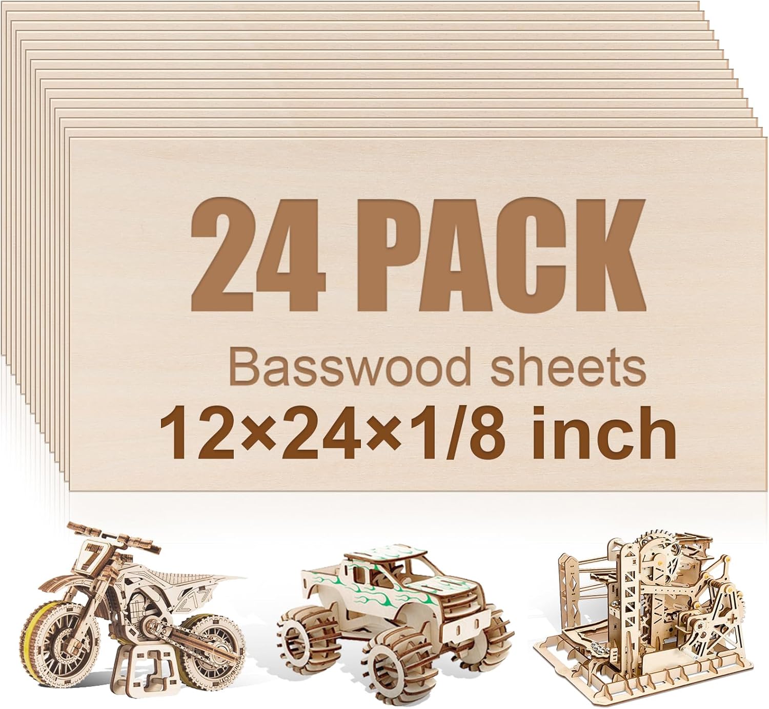 1/8 Inch Basswood Sheets