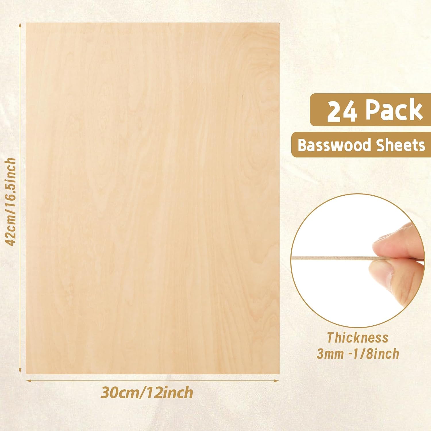 Premium 1/8 Inch Basswood Plywood - image 2