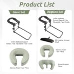 Adjustable Massage Face Cradle Pillow Kit – Adjustable Home Massage — view 4