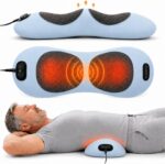 Ergonomic Lumbar Massager with Heat & Traction Relief