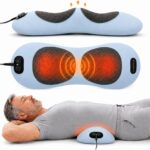 Ergonomic Lumbar Massager with Heat & Traction Relief