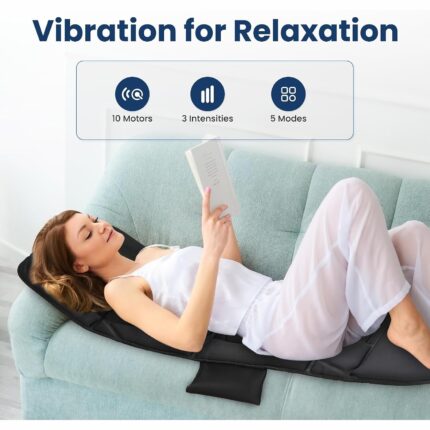 Full Body Vibration Massage Mat with Heat – 10 Motors, 5 Modes — view 2