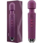 Rechargeable Cordless Wand Massager — Purple