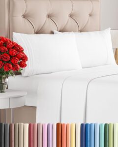 Cloud-Soft White Microfiber Sheet Set