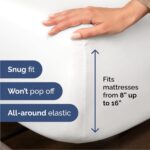 Cloud-Soft White Microfiber Sheet Set - Hình 3