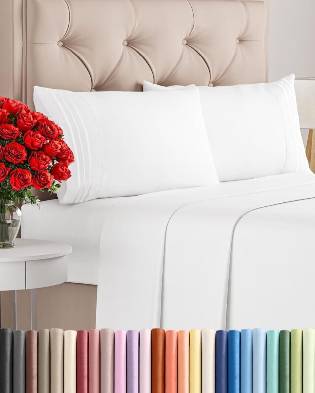 Cloud-Soft White Microfiber Sheet Set