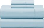 Deluxe Navy Blue Striped Microfiber Sheet Set - Hình 14