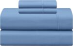 Deluxe Navy Blue Striped Microfiber Sheet Set - Hình 21