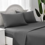 Soft Sage Green Microfiber Sheet Set - Hình 10