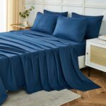 Soft Sage Green Microfiber Sheet Set - Hình 12