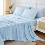 Soft Sage Green Microfiber Sheet Set - Hình 14