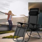 Black Zero Gravity Recliner Chairs - Hình 4