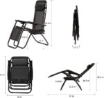 Black Zero Gravity Recliner Chairs - Hình 3