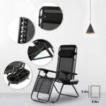 Black Zero Gravity Recliner Chairs - Hình 7