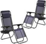 Black Zero Gravity Recliner Chairs - Hình 9