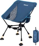 Lightweight Black Reclining Camp Chair - Hình 12