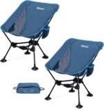 Lightweight Black Reclining Camp Chair - Hình 14