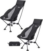 Lightweight Black Reclining Camp Chair - Hình 15