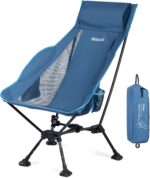 Lightweight Black Reclining Camp Chair - Hình 18